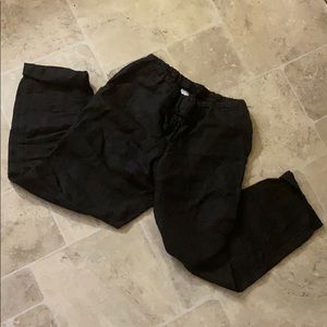 CP Shades Black Linen Pants